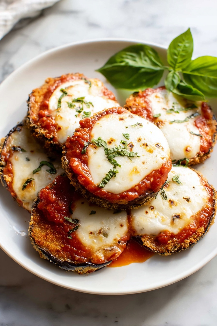 The image shows a metal tray with a wire rack on top, filled with many round slices covered in a light, crumbly coating that looks like breadcrumbs with small green herbs mixed in. The slices are stacked side by side, overlapping a little, and show a light cream color from the coating with hints of dark edges visible underneath. The tray sits on a white marbled surface. photo taken with an iphone --ar 2:3 --v 7
